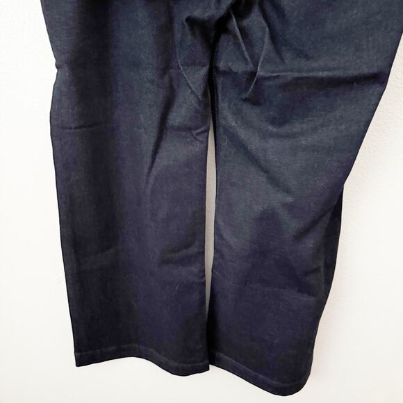 J. CREW | Soft Denim Trouser Signature Stretch High Waist Jeans Dark | 35, 20 - Picture 7 of 8